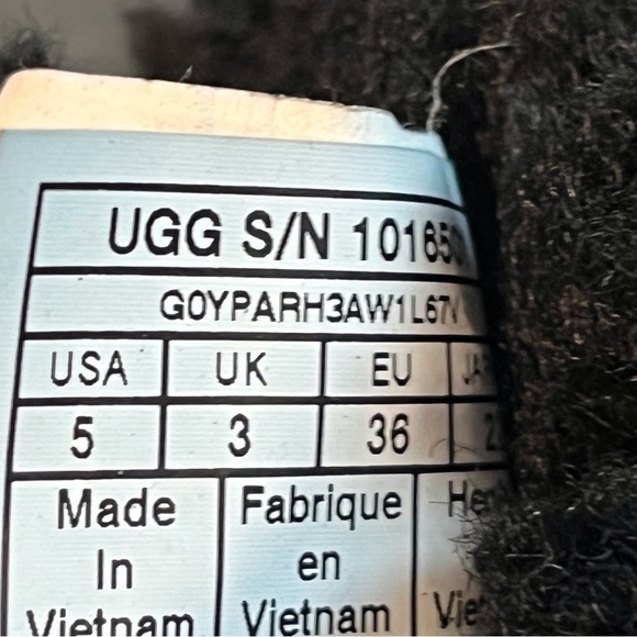 UGG sz 5 mini Bailey bow black suede bow tie boots - Picture 10 of 15